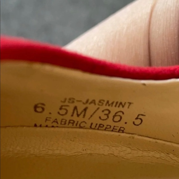 OBO - Red Jessica Simpson platform heels - Picture 8 of 8